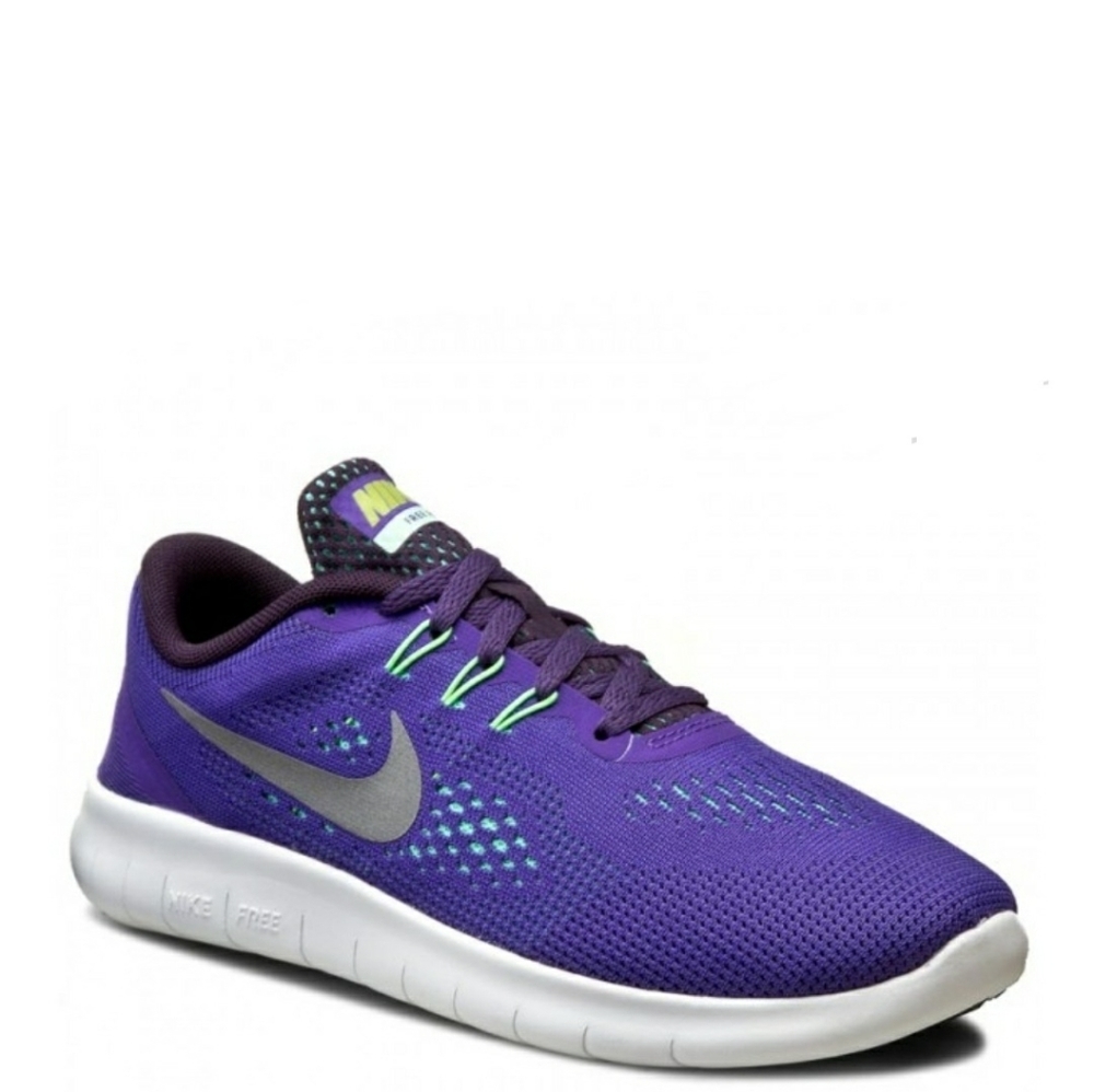 Nike Free RN (GS) GirlsColor Dark Iris/ Reflect SilverSize 6Y, Style 833…